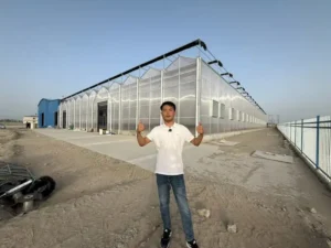 High-impact commercial polycarbonate greenhouse designed for superior insulation and durability.