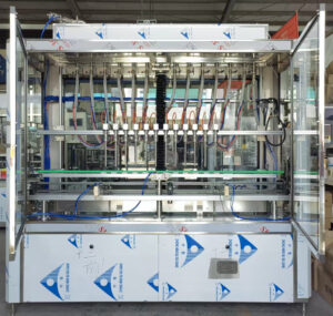 automatic linear liquid filling machine